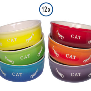 Display 12 stk., Keramikskål kat Gradient