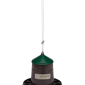 Foderautomat i 100% genbrugsplast