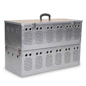 Dobbeltrumskurv t. 12 duer, 70 x 31 x 46 cm (b)