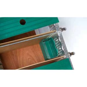 Enkeltkurv m. skål t. 6 duer, 70 x 31 x 23 cm (b)