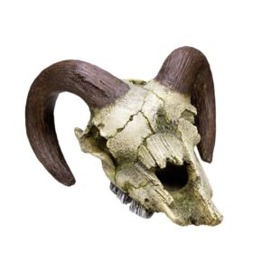 Akvariedekoration - Ram Skull