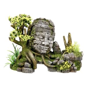 Akvariedekoration - Angkor Watt med plants