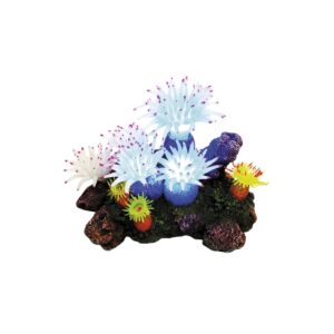 Akvariedekoration - Aplysina med plants and LED