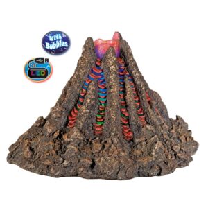 Akvariedekoration - Volcano med LED