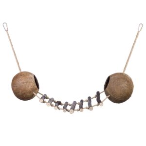 Kokosnød bro med hus 90 cm