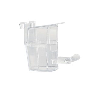 Foderstation m/pind til fuglebur 7x7,5x6cm