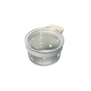 Foderbeholder rund, ø 4,5 x 3,5 cm