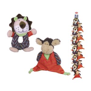 Strip 12 stk. - Plysdyr Løve & Får