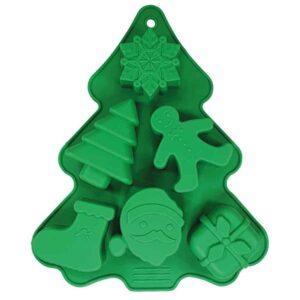 Xmas silicon baking mat "Xmas Tree", 22 x 18 cm