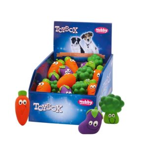 Latex Grøntsager, Display 36 stk.