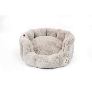 51 - Supersoft - Round Softbed - Light Grey - S: 45x45x22cm