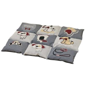 Tæppe TEDDY Classic, 58 x 80 cm, Grå/Beige