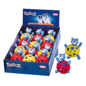 Display, Gummibold med latex bjørn 12 stk