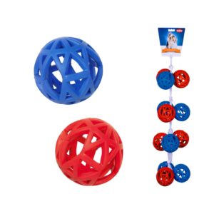 Gummibolde på strip - 12 stk. Ø 9 cm.