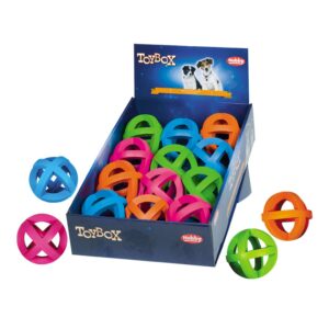 Display 12  stk., Gummi fence balls