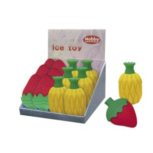Display 12  stk. - Silicone frugt - Ice toy