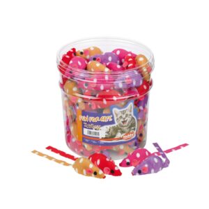 Toy box kat, stofmus, 72 stk