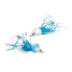 Plysmus med fjer og Catnip