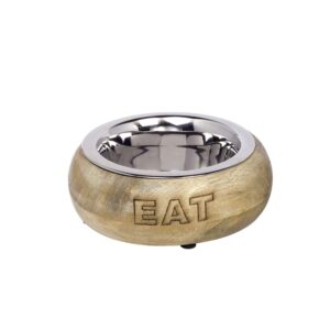 Rustfri stålskål "EAT"