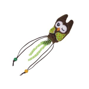 Plys ugle med træbold