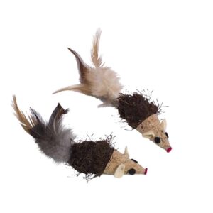 Korkmus, 2 stk, m. lyd