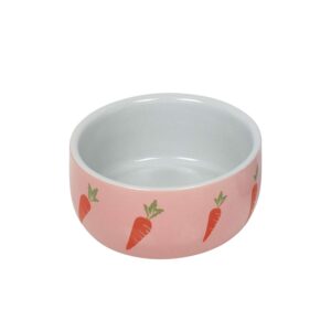 Keramikskål gnaver "Wortel" pink