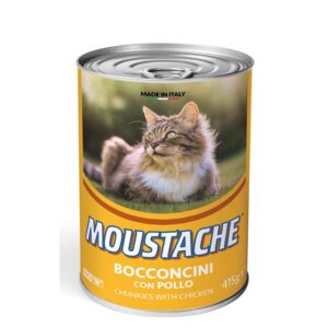 Moustache Dåsemad til kat med kylling 415 g