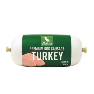 Natural Premium Dog Sausage - Turkey 800 g (Træningspølse)