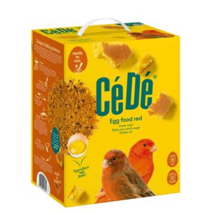 CéDé æggefoder kanarie, rød 5kg