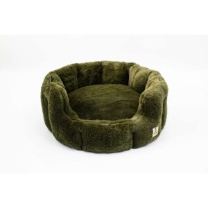 51 - Supersoft - Round Softbed - Dark Green - M: 55x55x25cm