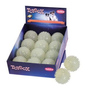 Display 12 stk - TPR spiky ball  Glowing