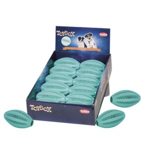 Display 12  stk.., Gummi rugby DENTAL LINE