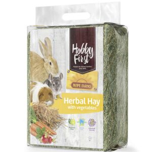 Hope Farms Urte-Hø med Grøntsager (gulerod og rosenkål), 1 kg