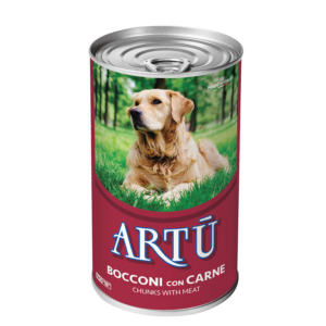 Artu Dåsemad til hund med oksekød 415 g