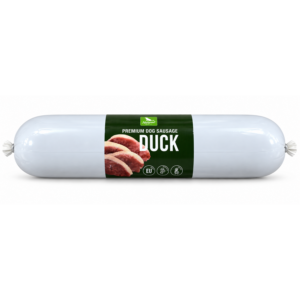 Natural Premium Dog Sausage - Duck 800 g (Træningspølse)