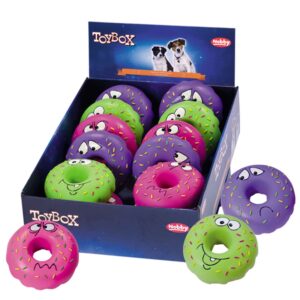 Latex Donut med ansigt 12 cm