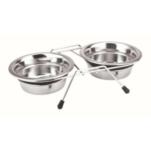 Stander m. 2 skåle Silent Diner